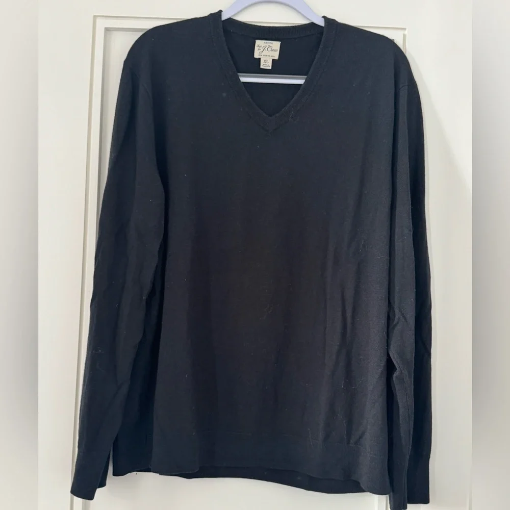 Men’s J. Crew Blue V-Neck Sweater XL
